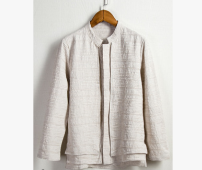 cotton and linen long sleeve shirt men