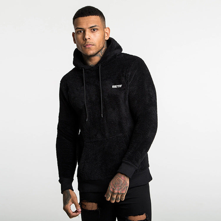 Velvet Padded Hooded Sweater