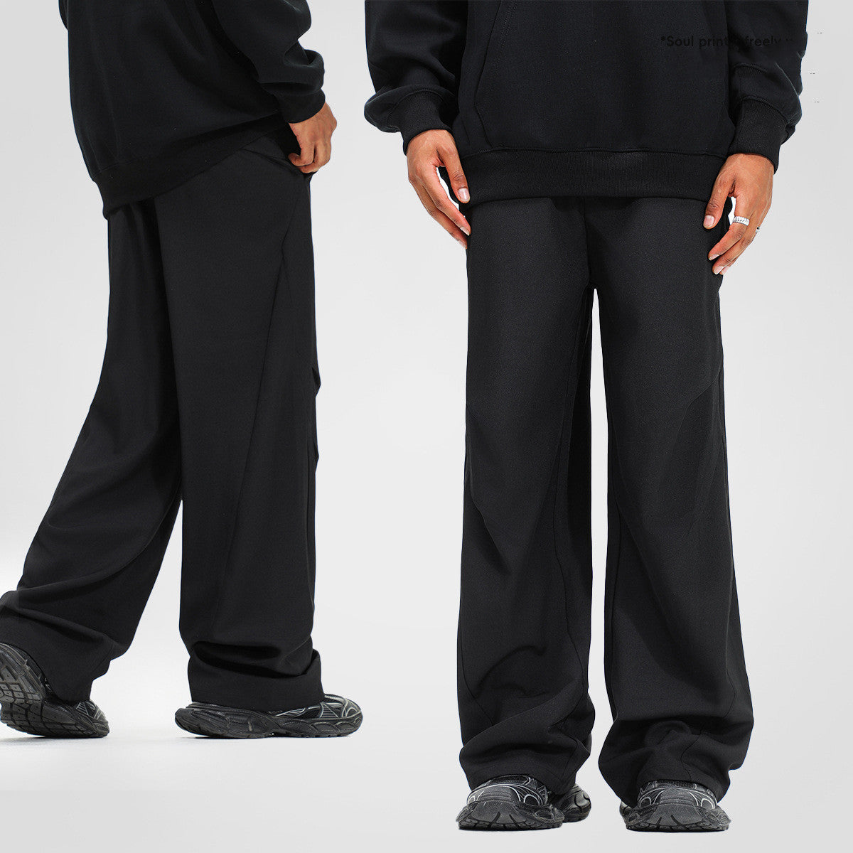 Trendy Draping Men And Women Loose pants