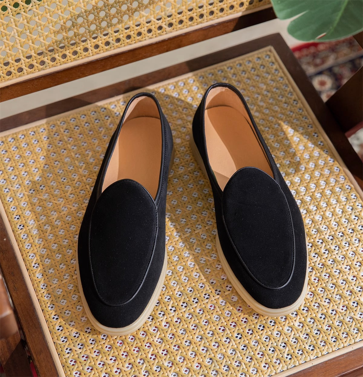 Du Cap Suede Belgian Loafer