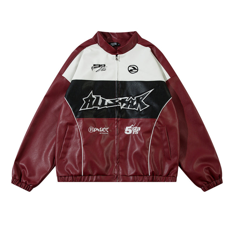 European And American Rock Men's Locomotive Racing jacket