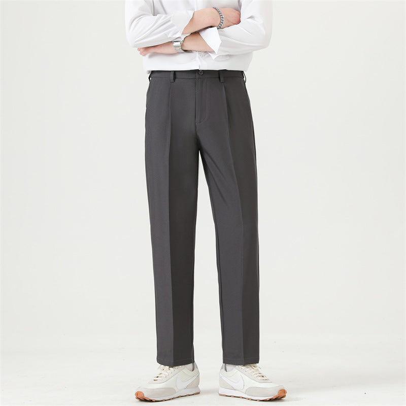 Men's Casual Business Ice Silk Trousers