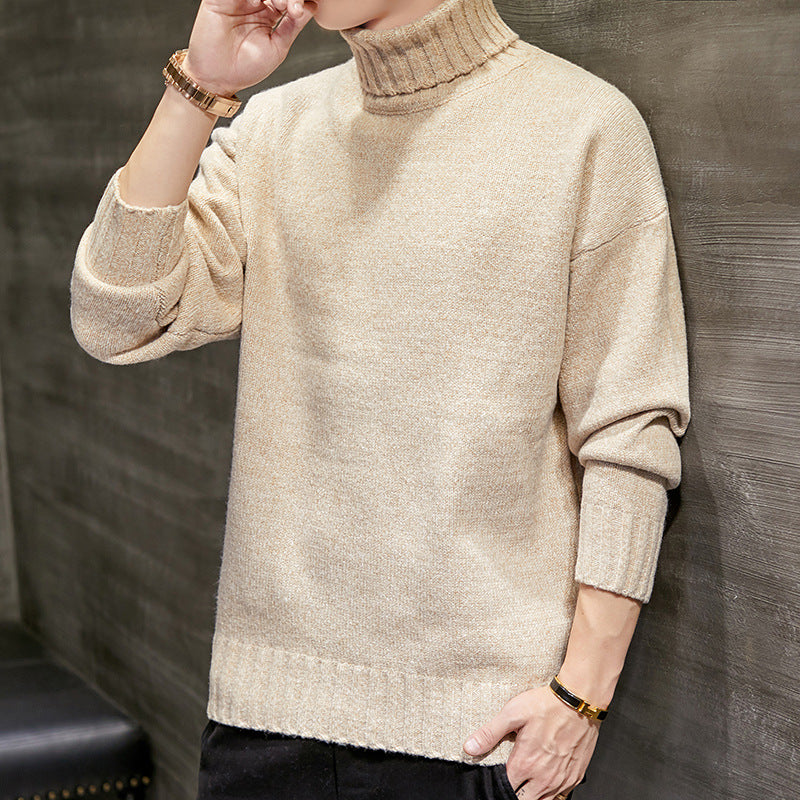 Loose Bottoming Shirt Solid Color Knit Long Sleeves