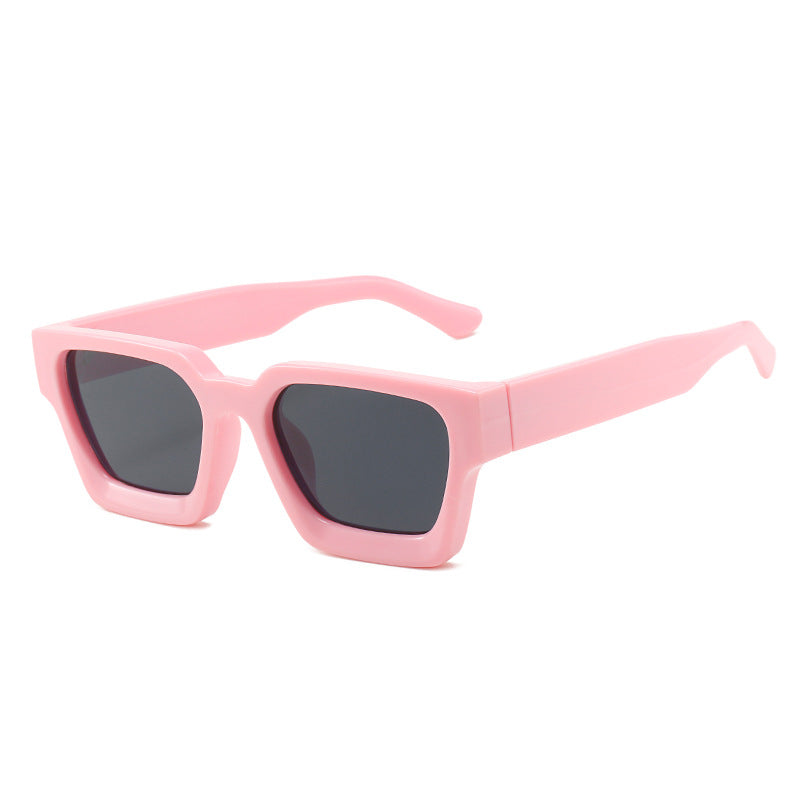 Square Personality Large Frame Sunglasses