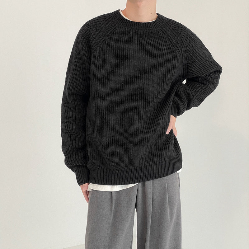 Men's Loose And Lazy Style All-matching Pullover Thickened Sweater