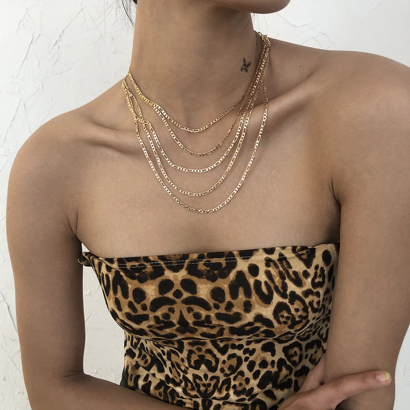 Beautiful Multi-layer Metal Necklace