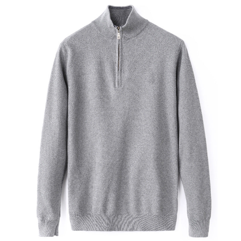 Stand-up Collar Men's Knitwear Sweater