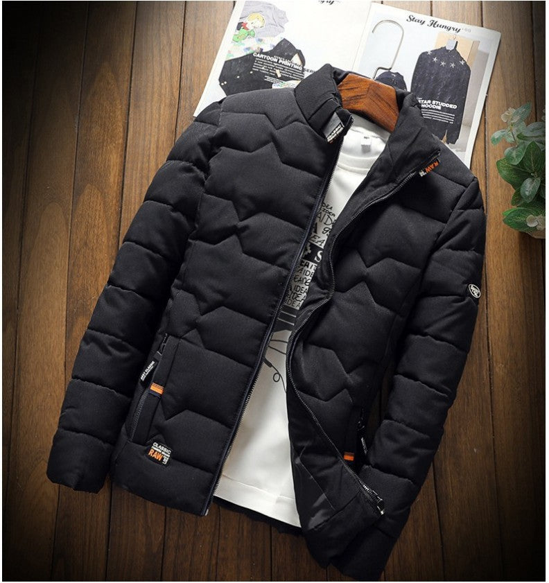 Men's fashion cotton jacket stand collar