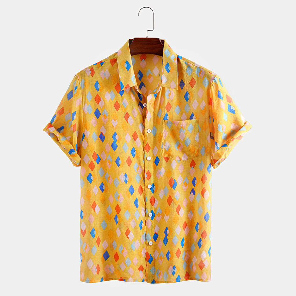 Casual Beach Shirt Men