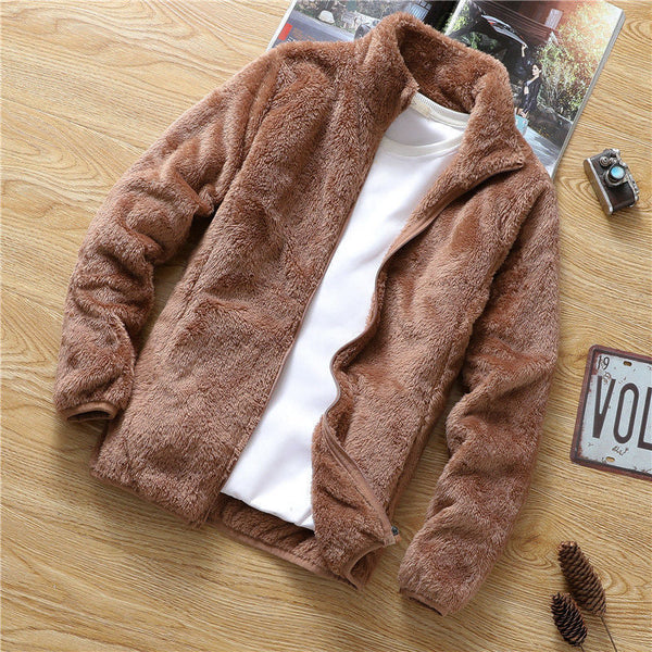 Plus Velvet Thick Coat Men's Korean Style Loose jacket