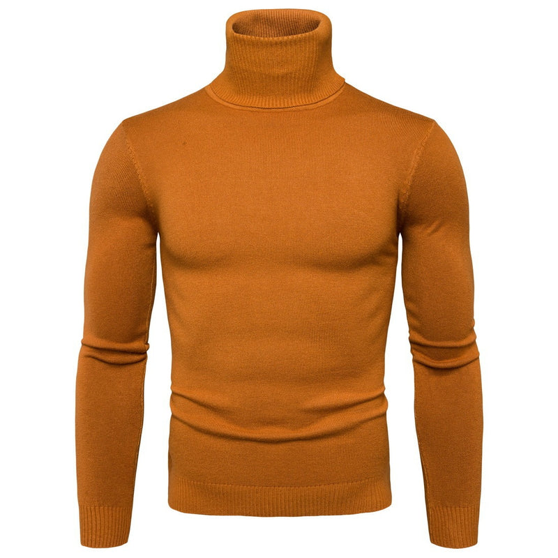 Winter Warm Basic Thermal Turtleneck Sweater Men