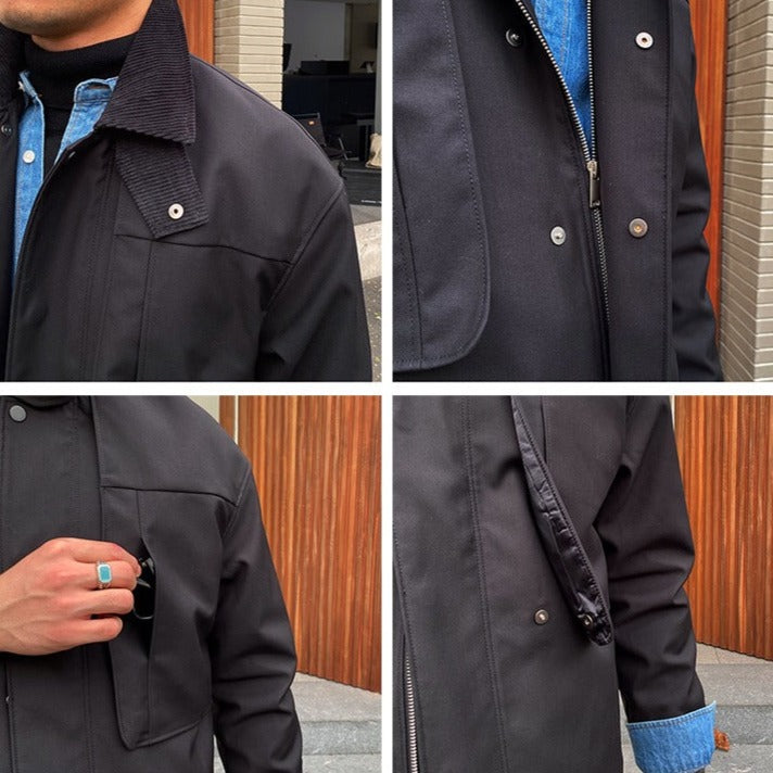 Windsor Corduroy Collar Windbreaker Jacket