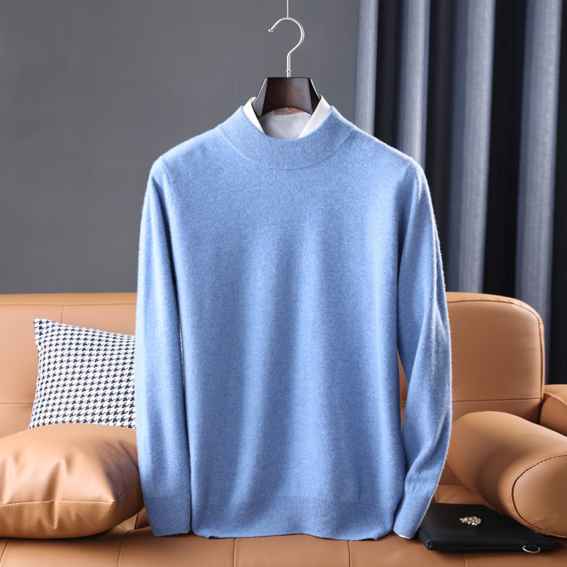 Men's Half High Collar Sweater