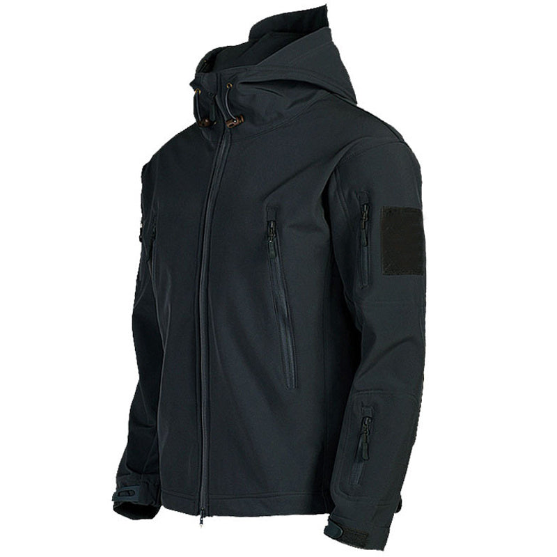 Giacca Soft Shell Uomo Giacca Antivento Con Cappuccio 