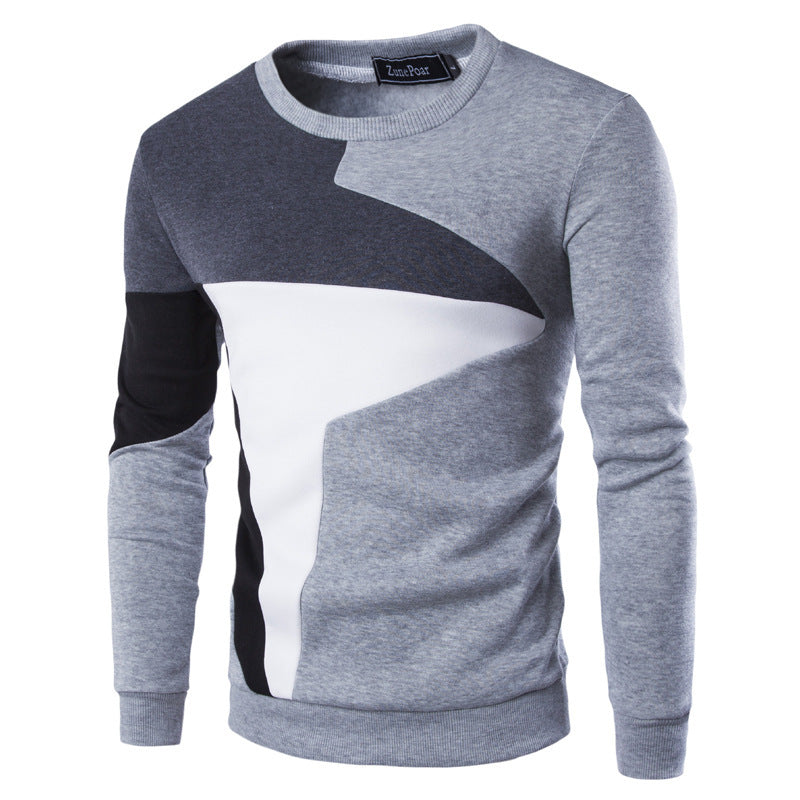 Printed Casual O-Neck Slim Cotton Knitted Sweaters