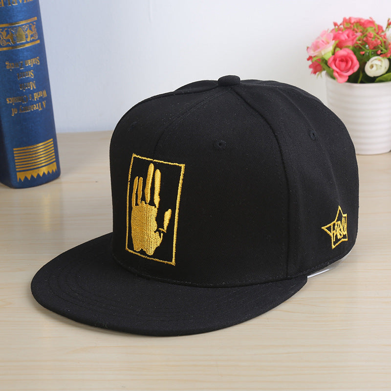 Embroidery Baseball Street Dance Couple Hip Hop Hat Outdoor Sun Hat