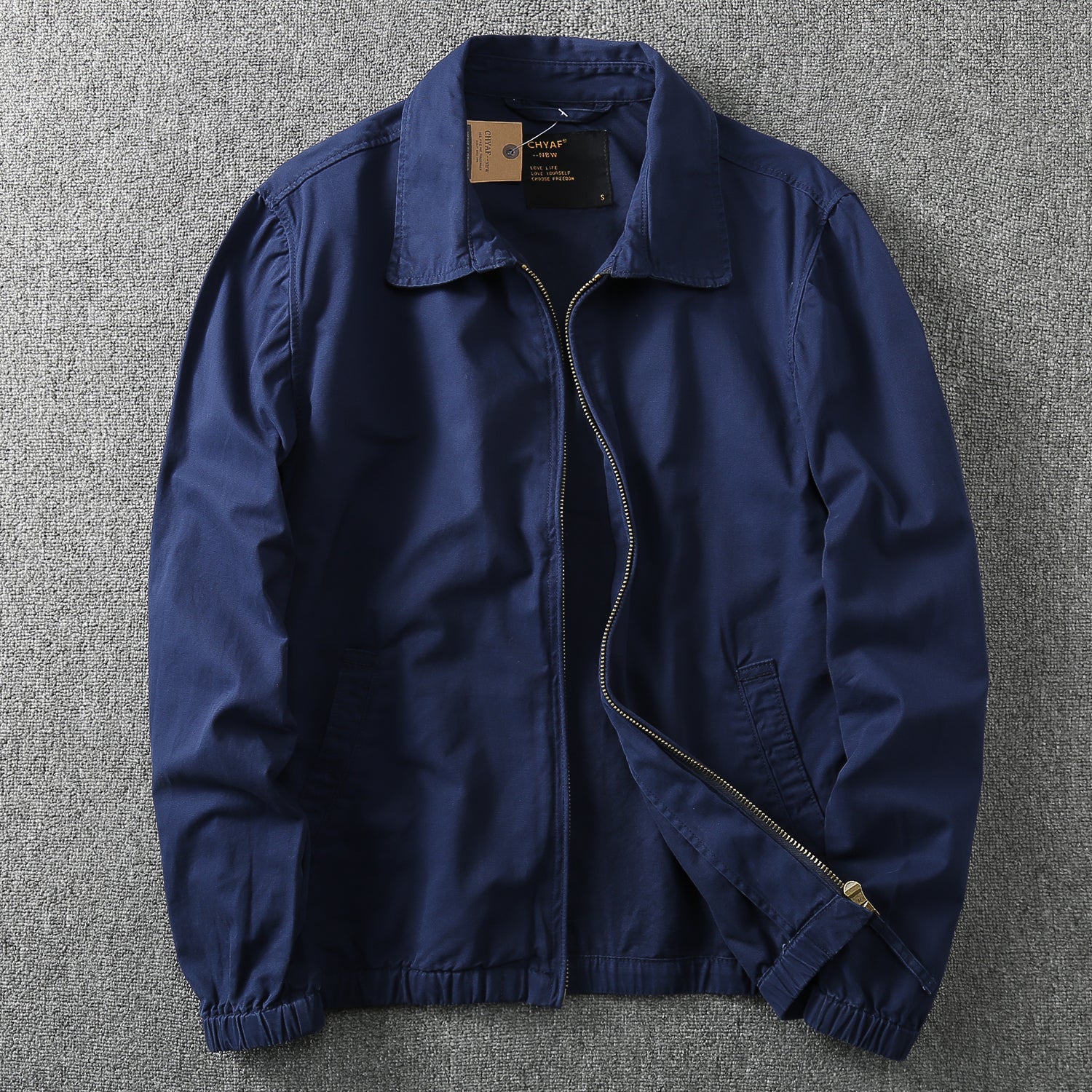 Washed Pure Cotton Solid Color jacket