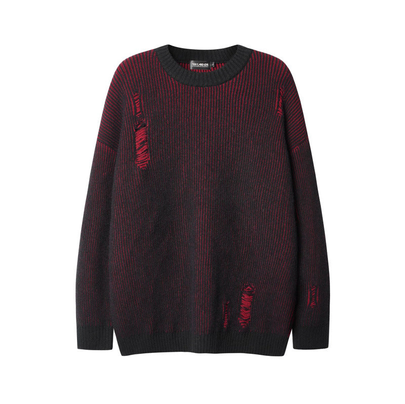 Pull en tricot style ample hip-hop