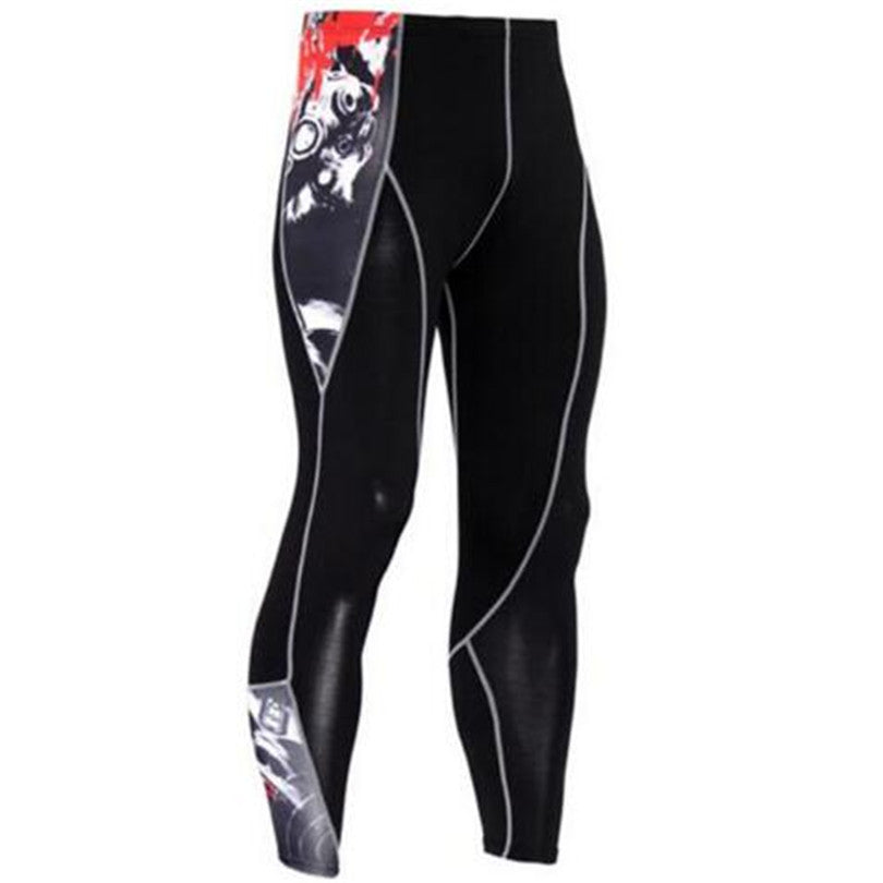 Tight-fitting Men's Stretch, Breathable And Quick-drying Football Basketball Leggings