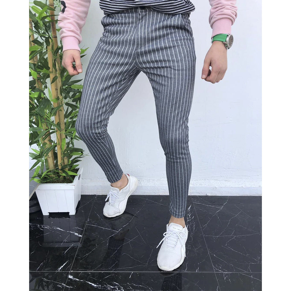 Striped men casual pant