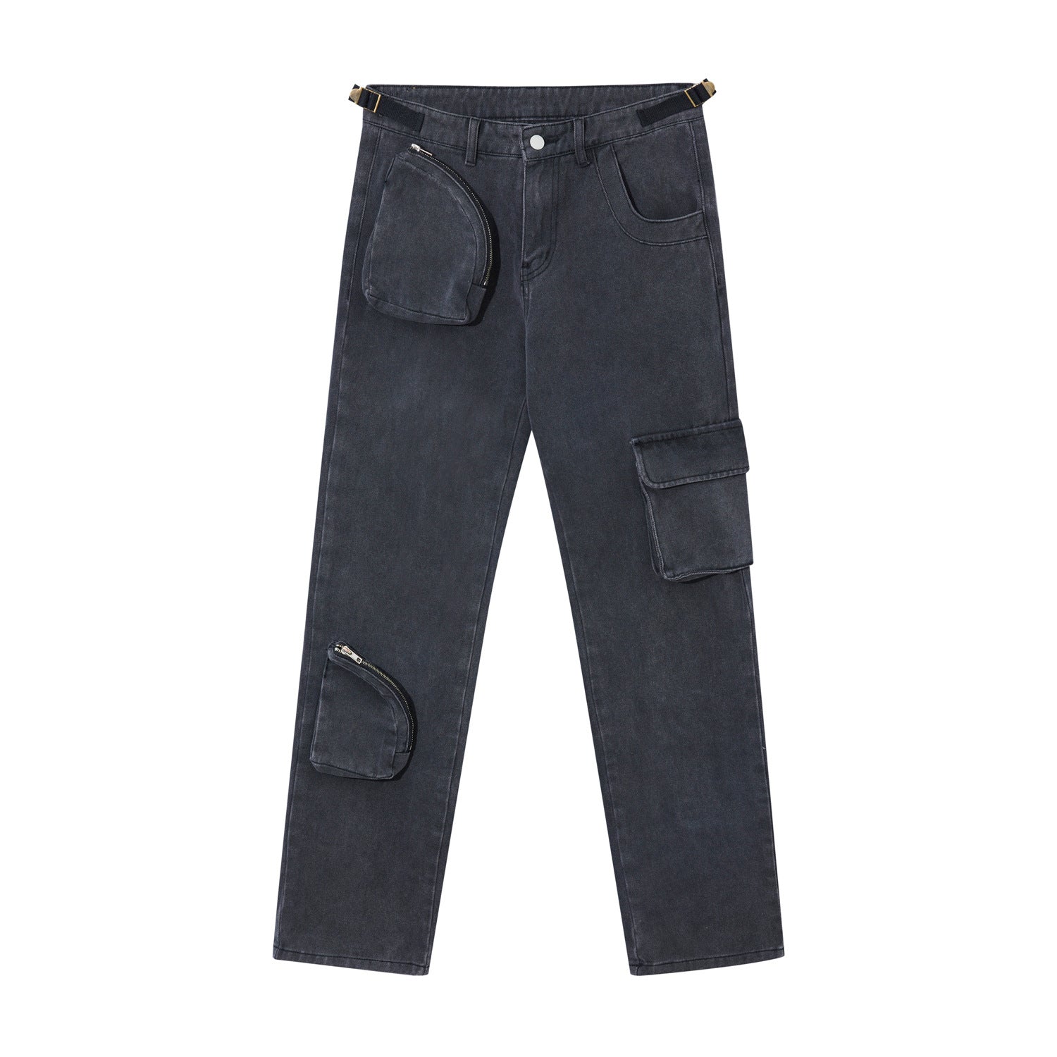 Mens Casual Loose Straight Jeans