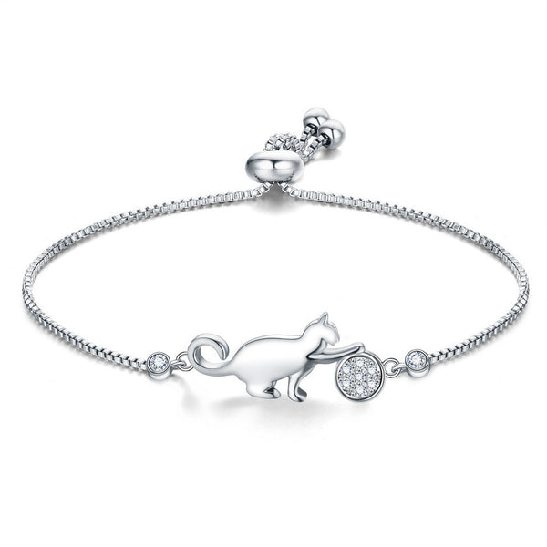 Cute cat adjustable bracelet