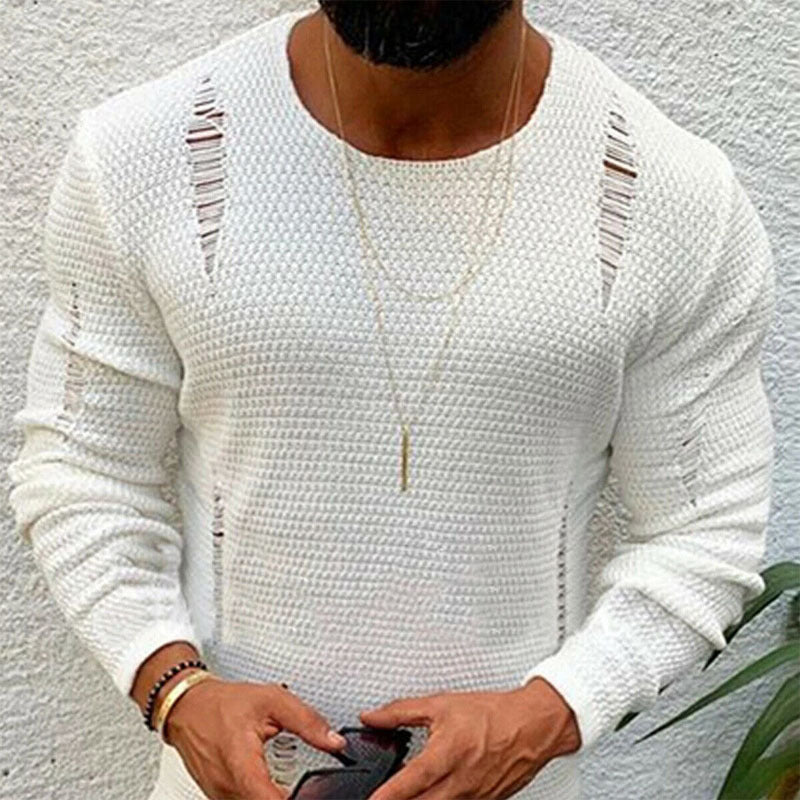 Maglione da uomo in maglia stile esplosivo