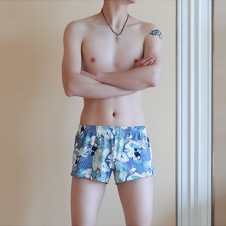 Men's Underwear Cotton Printed Boxers Loose Comfortable Personality Boxers