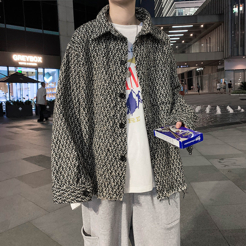 Couple Loose All-match Top Long-sleeved jacket