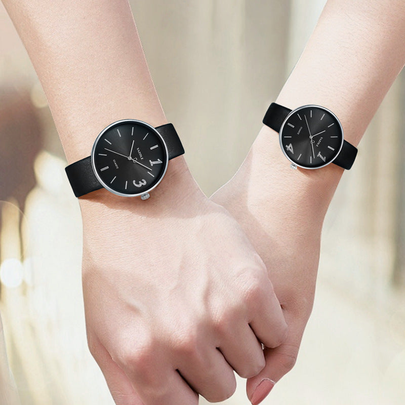 Fashionable Men And Women Couple Waterproof Watch