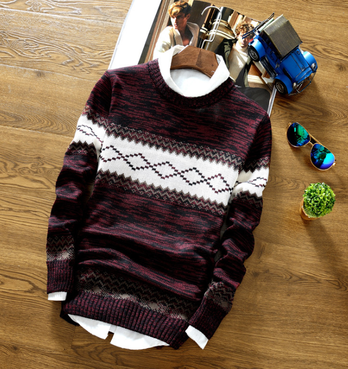 Round Neck Pullover Sweater