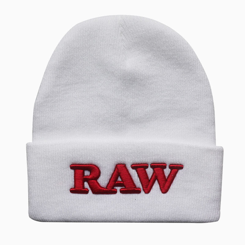 RAW Embroidery Knitted Hat