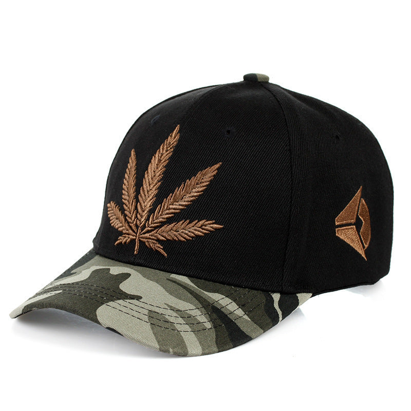 Green Maple Leaf Baseball Caps