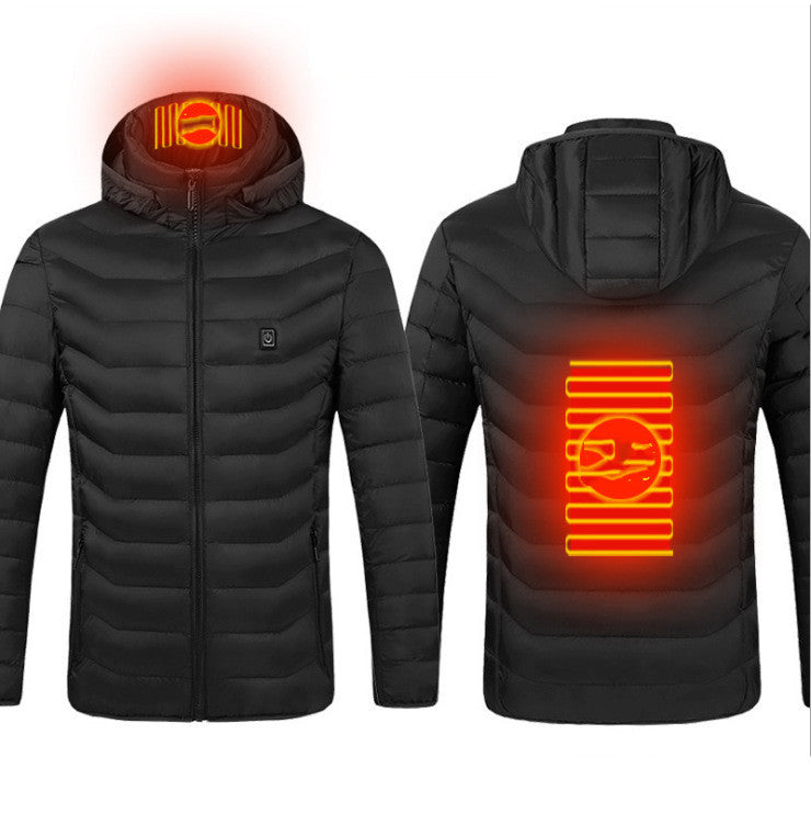 Chaqueta de algodón eléctrica con calefacción USB