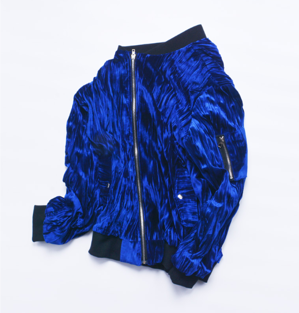 Blue Velvet Couple Jacket