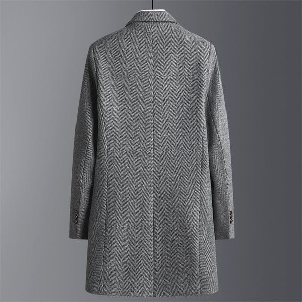 Thick Woolen trench Coat