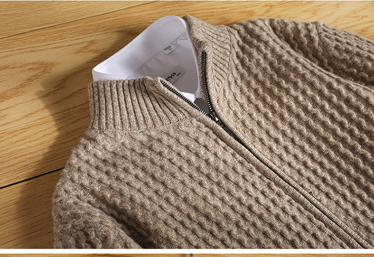 Men's Casual Pure Wool Sweater
