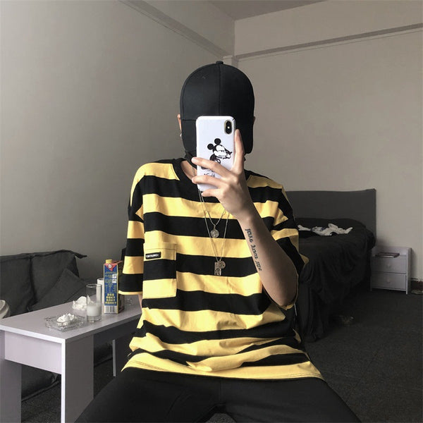 Striped short sleeve t-shirt