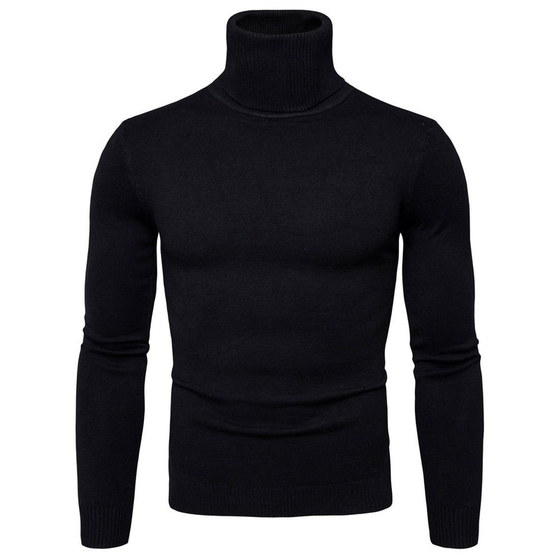 Winter Warm Basic Thermal Turtleneck Sweater Men