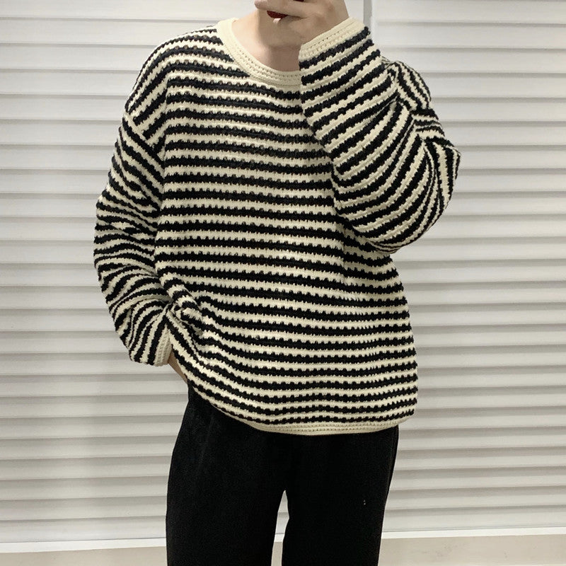 Languid Lazy Wind Stripe Sweater