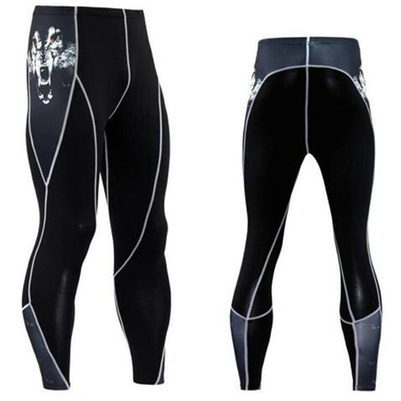 Tight-fitting Men's Stretch, Breathable And Quick-drying Football Basketball Leggings