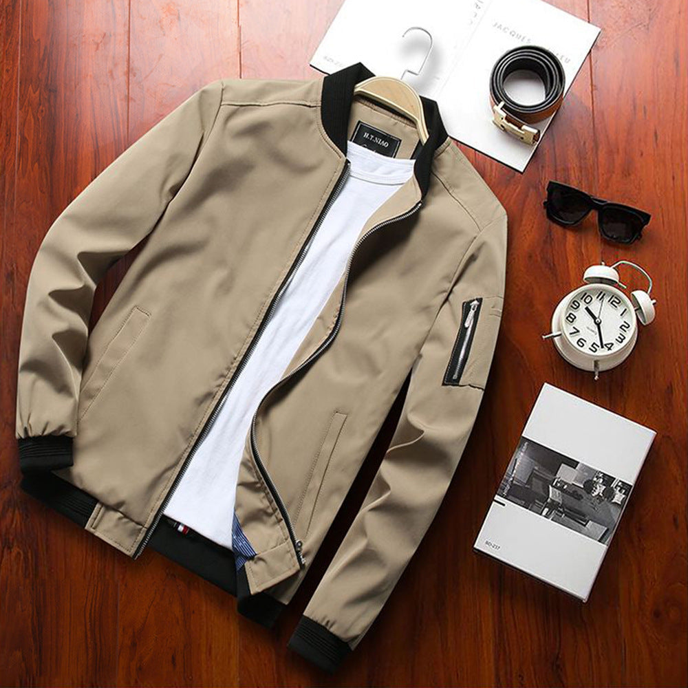 Casual Baseball Jacket Men's