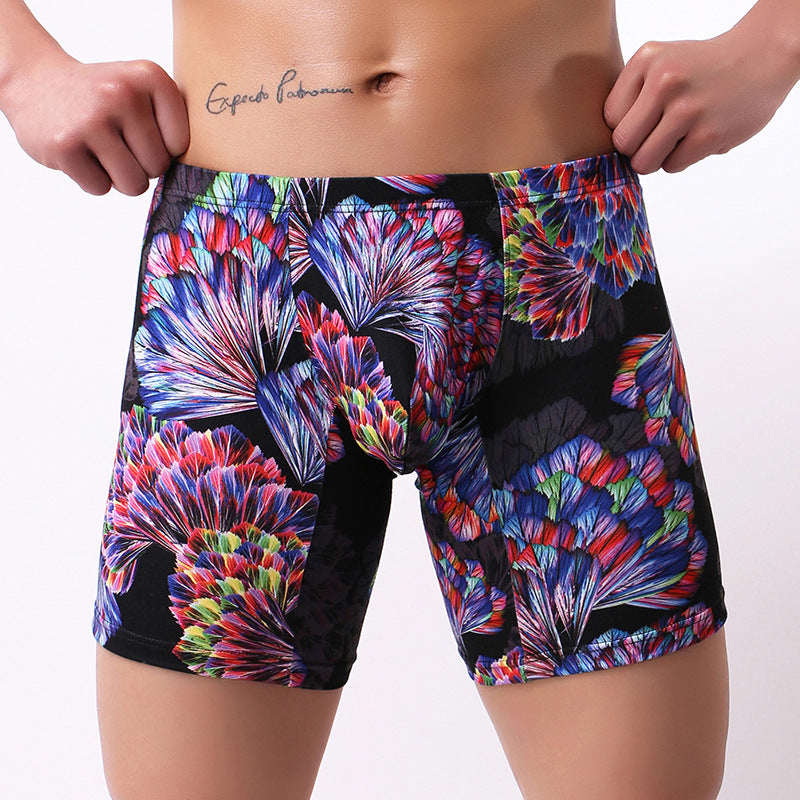 Loose Anti-wear Print Extended Boxers