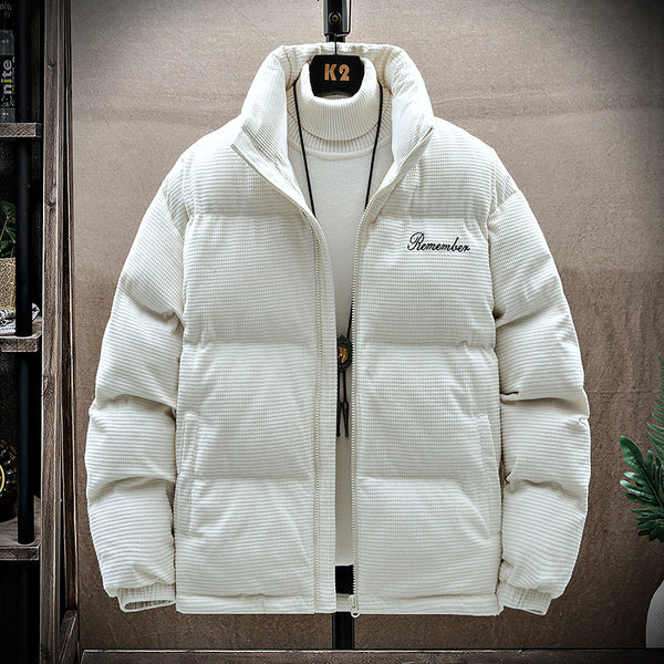 Waffle Winter Warm And Trendy Cotton Coat