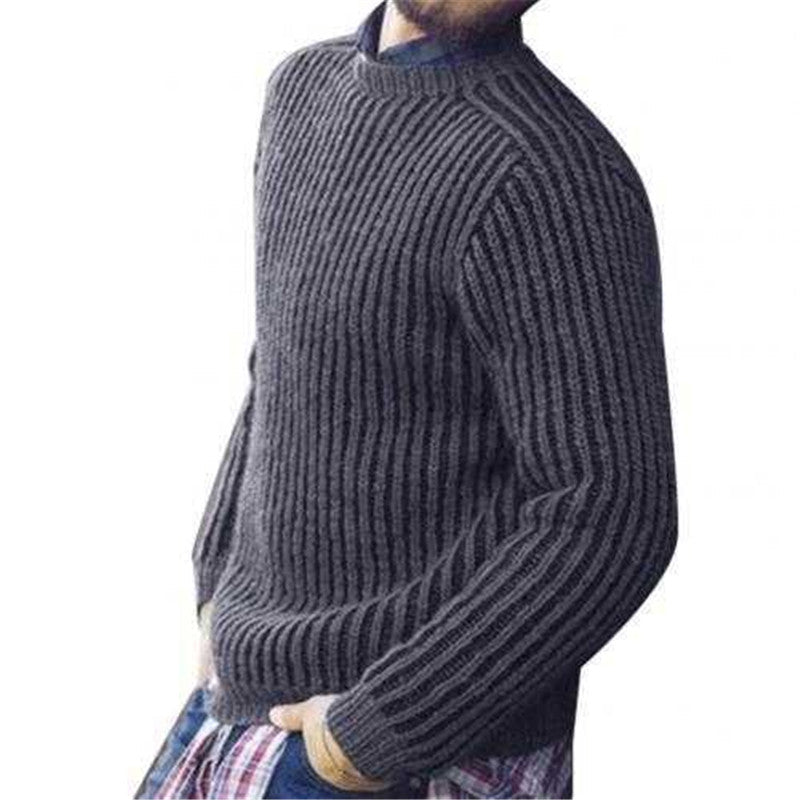 men blue warm sweater