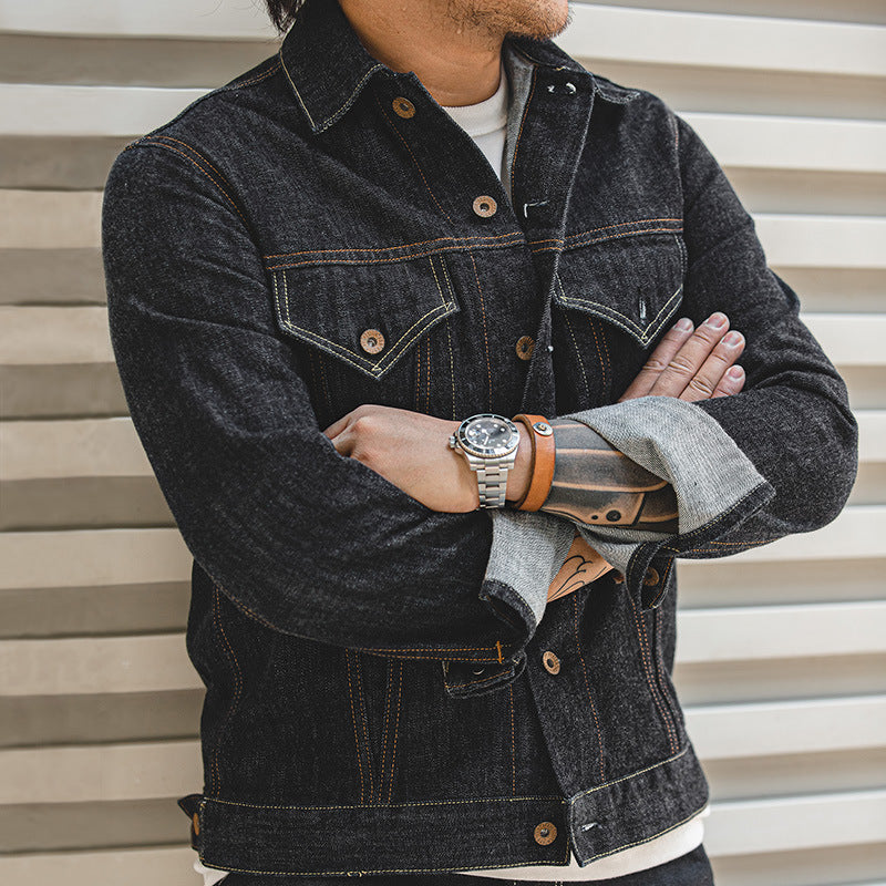 Motorcycle Slim Denim Jacket