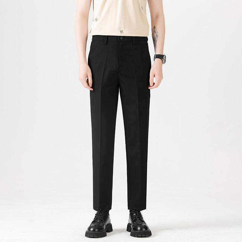 Men's Casual Small Trousers Stretch Pencil Pants