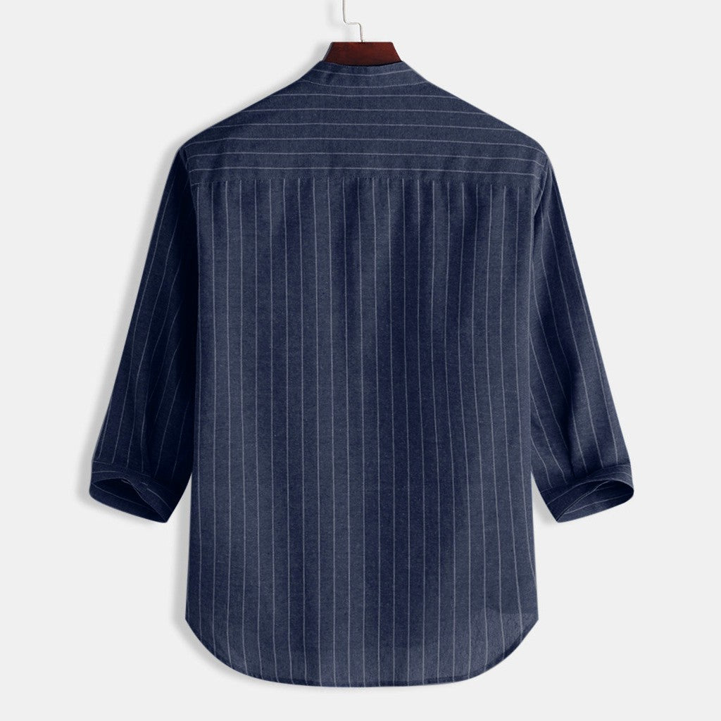 Linen 3/4 Sleeve Men's Shirt