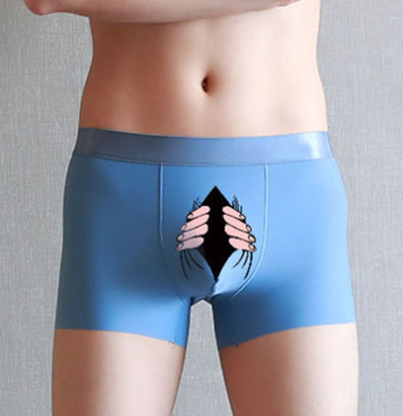 Summer Ice Silk Creative Men's Underwear