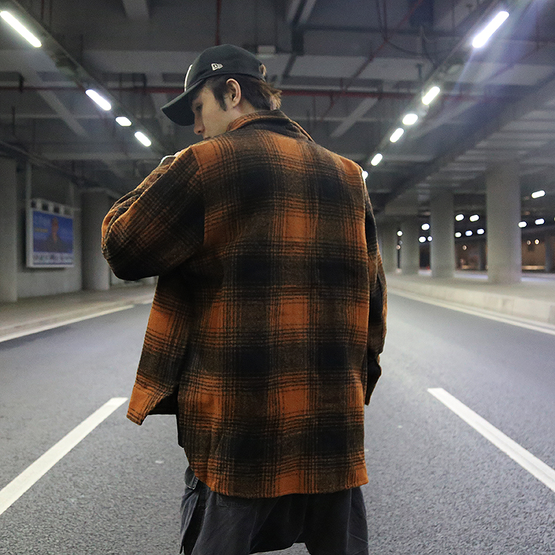 Woolen shirt Jacket